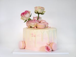 Floral Drip Cake