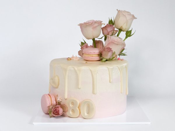 Floral Drip Cake